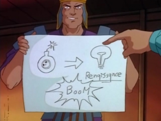 Тик-герой (2 сезон 4 серия) - Леонардо да Винчи и Гений Коммандос (Leonardo da Vinci and His Fightin' Genius Time Commandos!)